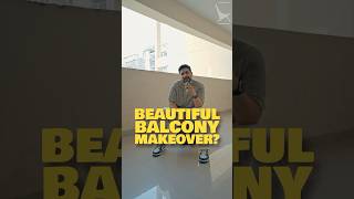 Balcony Makeover  Balcony Design Ideas balconydesign interiordesign furniturefactoree [upl. by Nosnhoj5]