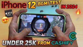 iPhone 12 BGMI Test  Cashify Refurbished iPhone 12  iPhone 12 in 2024🤔 [upl. by Ajssatsan335]