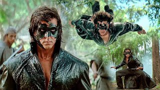 Hrithik Roshan Saving His Father Fight Scene  Krrish Movie Scenes  Tollywood Box Office [upl. by Mckale515]