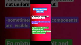 Heterogeneous mixture description with examples chemistry science heterogeneous mixtures [upl. by Entruoc814]