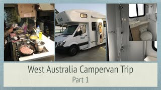 Western Australia Campervan Trip  Part 1 [upl. by Lienaj]