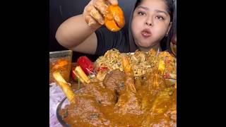 ASMR EATING SPICY EGG CURRY🔥 FRIED RICE  shorts mukbangnasmreating mukbangasmr asmr [upl. by Boni262]