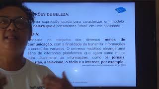 Padrões de Beleza e a Mídia Educação Física com professora Alexnara [upl. by Akihsal]