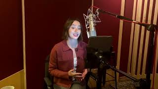 Amanda Montell records her audiobook THE AGE OF MAGICAL OVERTHINKING [upl. by Chancellor]