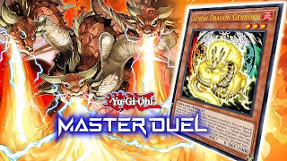 THE BEST WAY TO PLAY TENPAI DRAGON IN YuGiOh Master DueL [upl. by Auof]