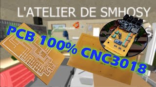 Je fabrique un PCB avec la CNC 3018 [upl. by Aytnahs]