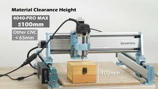 Genmitsu 4040PRO MAX CNC Router Machine Enhanced XZ Axis Ultimate Crafting Power [upl. by Amund]