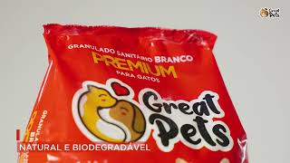 GRANULADO PREMIUM DIATOMITA BRANCA DA GREAT PETS [upl. by Luapnhoj]