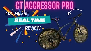 GT AGGRESSOR PRO real time review 400 miles in [upl. by Ecnarepmet449]