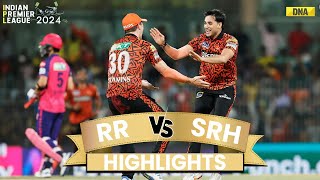 SRH Vs RR Highlights Sunrisers Hyderabad Beat Rajasthan Royals By 36 Runs [upl. by Laved]