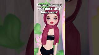 Tut for a cute head scarf hack roblox dresstoimpress tutorial [upl. by Fae]