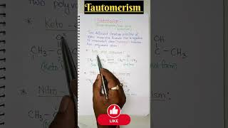 🫵 Tautomerism  Structural Isomerism 🔥🔥🔥shorts neet iitjee jeemains boards [upl. by Belak]