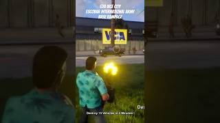 GTA Vice City  Escobar International Army Base rampage using a minigun [upl. by Jarrod]