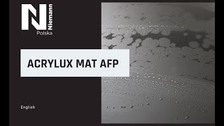 Acrylux Mat Anti  Fingerprint  ENG [upl. by Ynove]