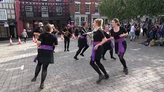 Silver Flame Rappers performing quotDance 2quot at Bromyard Folk Festival 2023 [upl. by Akkahs985]