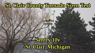 St Clair MI Sentry 10v Siren Test 3222023 [upl. by Bergeman]