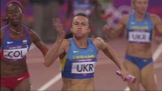 Womens 4 x 100m Relay Round 1  London 2012 Olympics [upl. by Piks293]