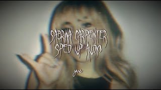 SABRINA CARPENTER SONGS SPED UP [upl. by Lrub]