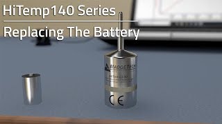 HiTemp140  How To Change The Battery [upl. by Ilrahs]