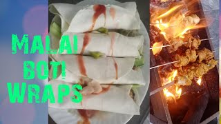 malai boti wrapshow to make toutila wraps by FFD [upl. by Patrica]