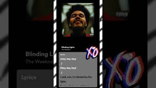 The Weeknd  Blinding Lights Lyrics Video  Blinding Lights lyrics  spotify [upl. by Seira]