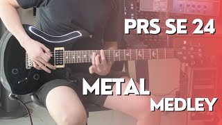 PRS SE Standard 24  Nocommentary METAL Medley  WATCH before you buy [upl. by Abbye]