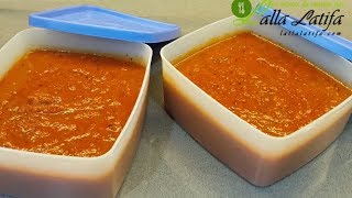 Recette Sauce Tomate Pizza au Thermomix TM5صلصة الطماطم للبيتزا [upl. by Rora420]