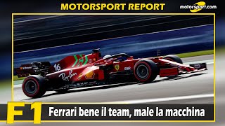 Report F1 Ferrari bene il team male la macchina [upl. by Dnomar]