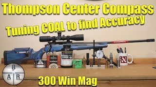 Thompson Center Compass  300 Win Mag  Adjusting bullet depth to increase accuracy [upl. by Nicolea419]