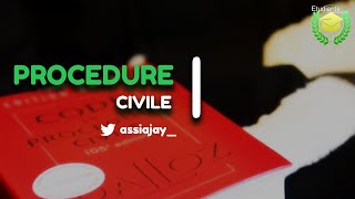 PROCEDURE CIVILE Les tribunaux de juridiction lexercice de laction et les incidents assiajay [upl. by Hodgkinson]