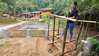 Harvest lettuce goes to market sell  Start making rabbit cages  Phùng Thị Chài [upl. by Hoye]