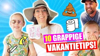 10 TIPS OM JE VAKANTIE NOG LEUKER TE MAKEN  SKETCH 🤣🤣Sketch Video ♥DeZoeteZusjes♥ [upl. by Norm328]