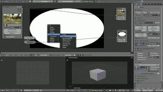 Vignette with Blender Compositor  Blender 3D 25  Linux [upl. by Blaise]