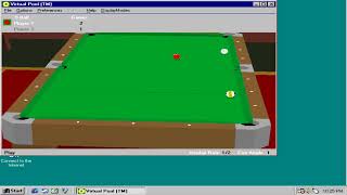 Virtual Pool for Windows 95 Demo Celeris Inc 1995 [upl. by Essilevi]