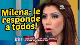 COMBATE MILENA le responde a todos sus detractores 130814 [upl. by Fortna]