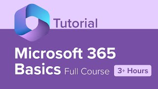 Microsoft 365 Basics Full Course Tutorial 3 Hours [upl. by Ettennat]