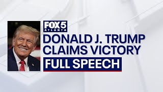 Donald Trump victory speech 2024  FOX 5 News [upl. by Jaenicke892]