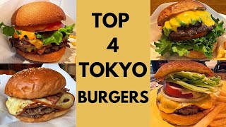 The Best 4 Authentic Japanese BURGERS in Tokyo [upl. by Nessim833]