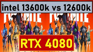 RTX 4080 benchmarks with intel 13600K vs 12600K 10 Games tested [upl. by Adams]