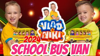 Vlad Niki school bus new green bassniki going to friend and School2024vlad bus driver🚎🚎🚎🚎 [upl. by Nyleda101]