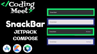 How to Implement SnackBar in Jetpack Compose  Android Studio Tutorial [upl. by Zetnom]