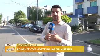 ACIDENTE COM MORTO NO JARDIM AMÉRICA [upl. by Skipp865]