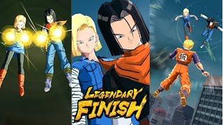 Dragon Ball Legends Androids 17 amp 18 Legendary Finish Against Future SSJ Gohan [upl. by Bokaj67]