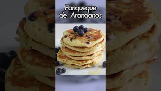 DELICIOSO PANQUEQUE DE ARÁNDANOS Blueberry SUPER ESPONJOSO [upl. by Anais]