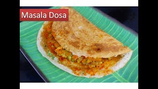 MASALA DOSA recipe SOUTH INDIAN Style  Deeps kitchen [upl. by Sena66]