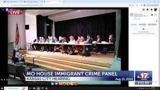 Missouri House immigrant crime committee meets in Kansas City [upl. by Ennaul]