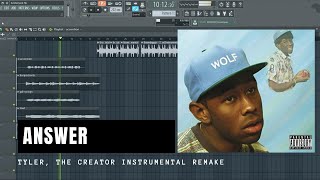 Tyler The Creator  ANSWER FL STUDIO REMAKE [upl. by Yolane]