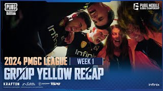 Group Yellow Recap  2024 PUBG MOBILE GLOBAL CHAMPIONSHIP [upl. by Rainwater92]