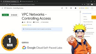 VPC Networks  Controlling Access  qwiklabs  GSP213 [upl. by Euqinad]