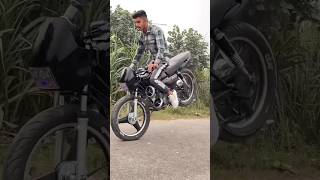 full modified splendor bike stunt video 😱 whatsapp status download loverssplendor splendor shorts [upl. by Packston530]